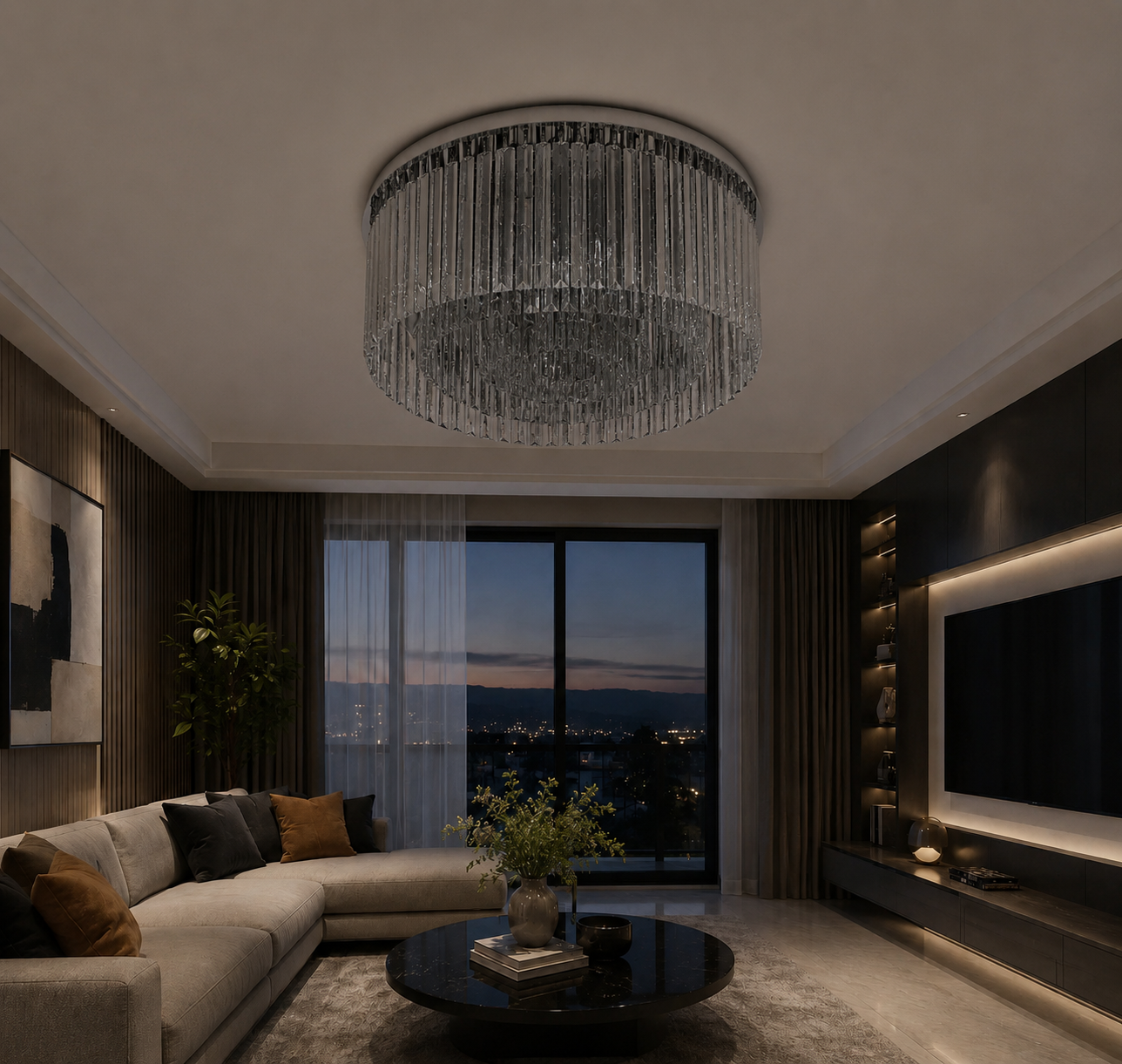 Lustra Crystal Elegance 8457/600 – Eleganță și Strălucire pentru Interioare Rafinate
