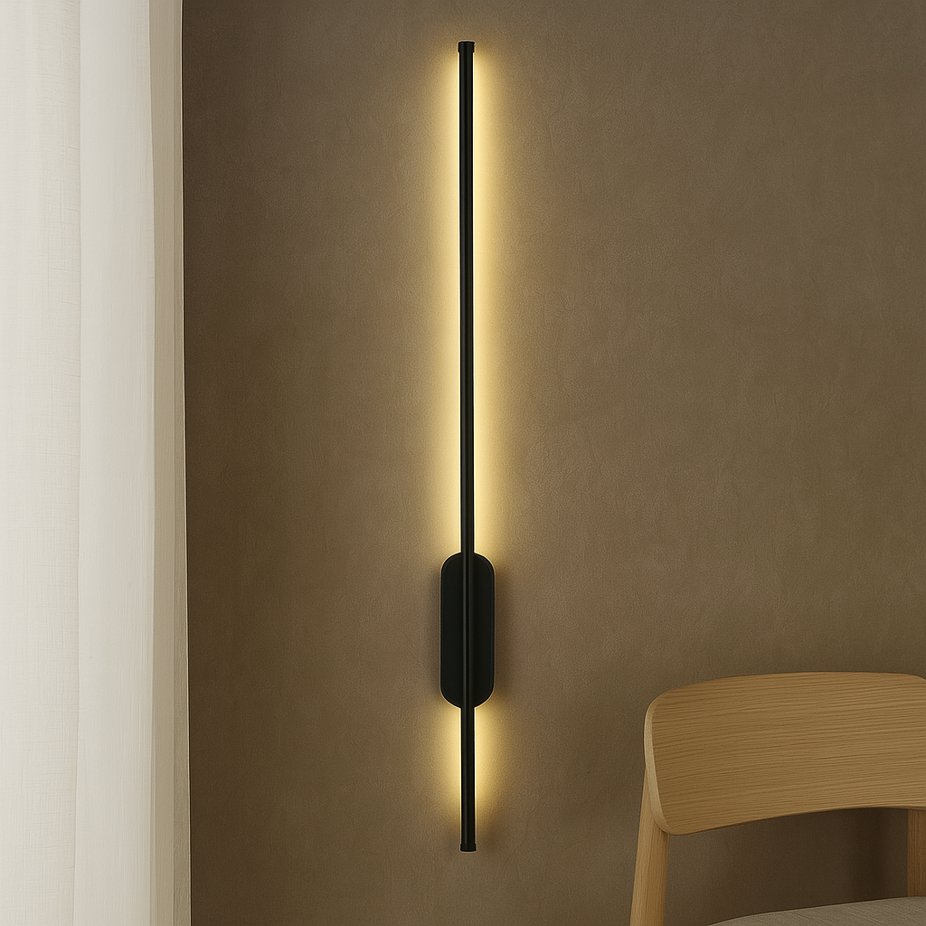 Aplica LED liniară neagrA 80 cm, Model 59011/800BK