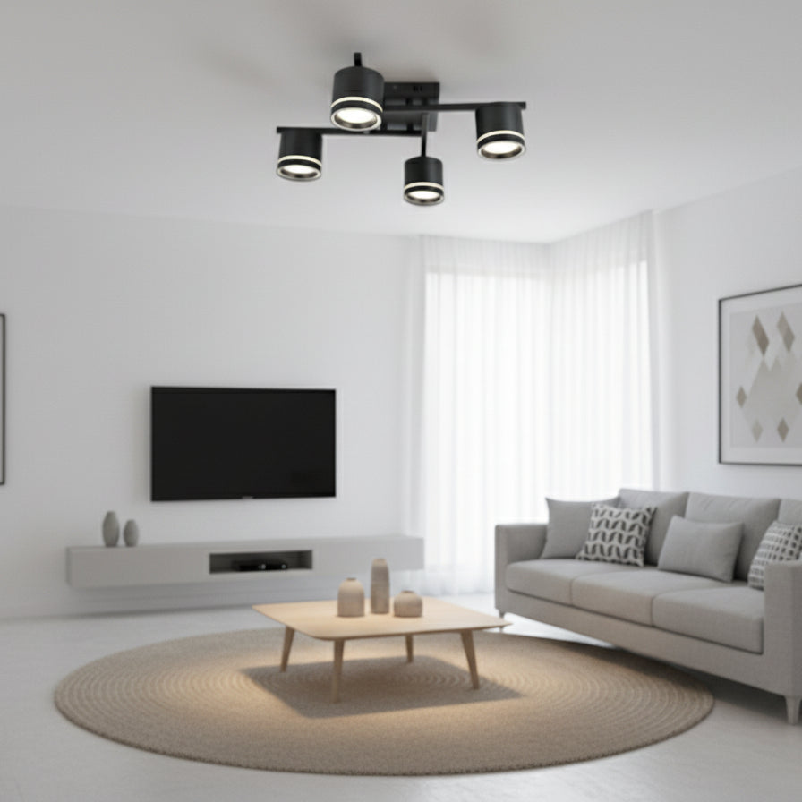 Lustra LED 59041/4 MB, 4 x GX53, Ø430 mm, 3000–6500K, fără telecomandă