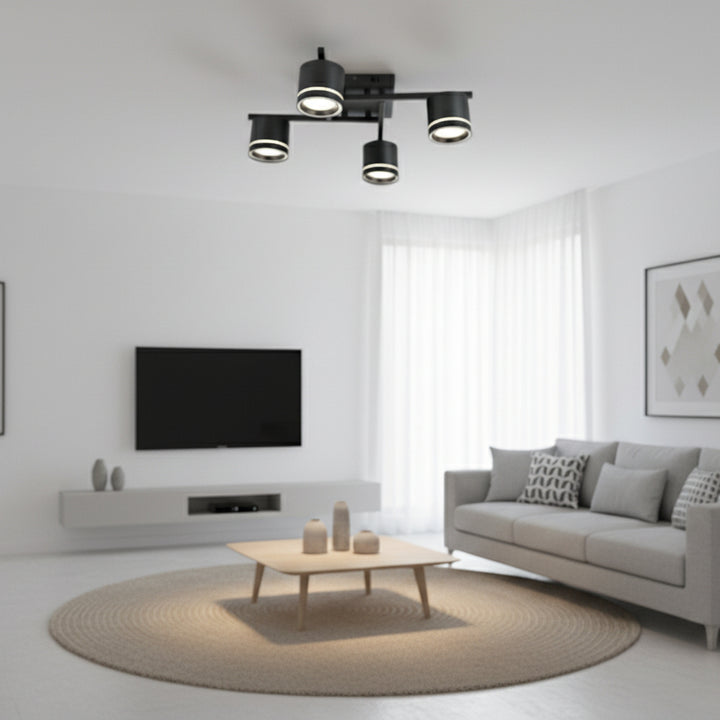 Lustra LED 59041/4 MB, 4 x GX53, Ø430 mm, 3000–6500K, fără telecomandă