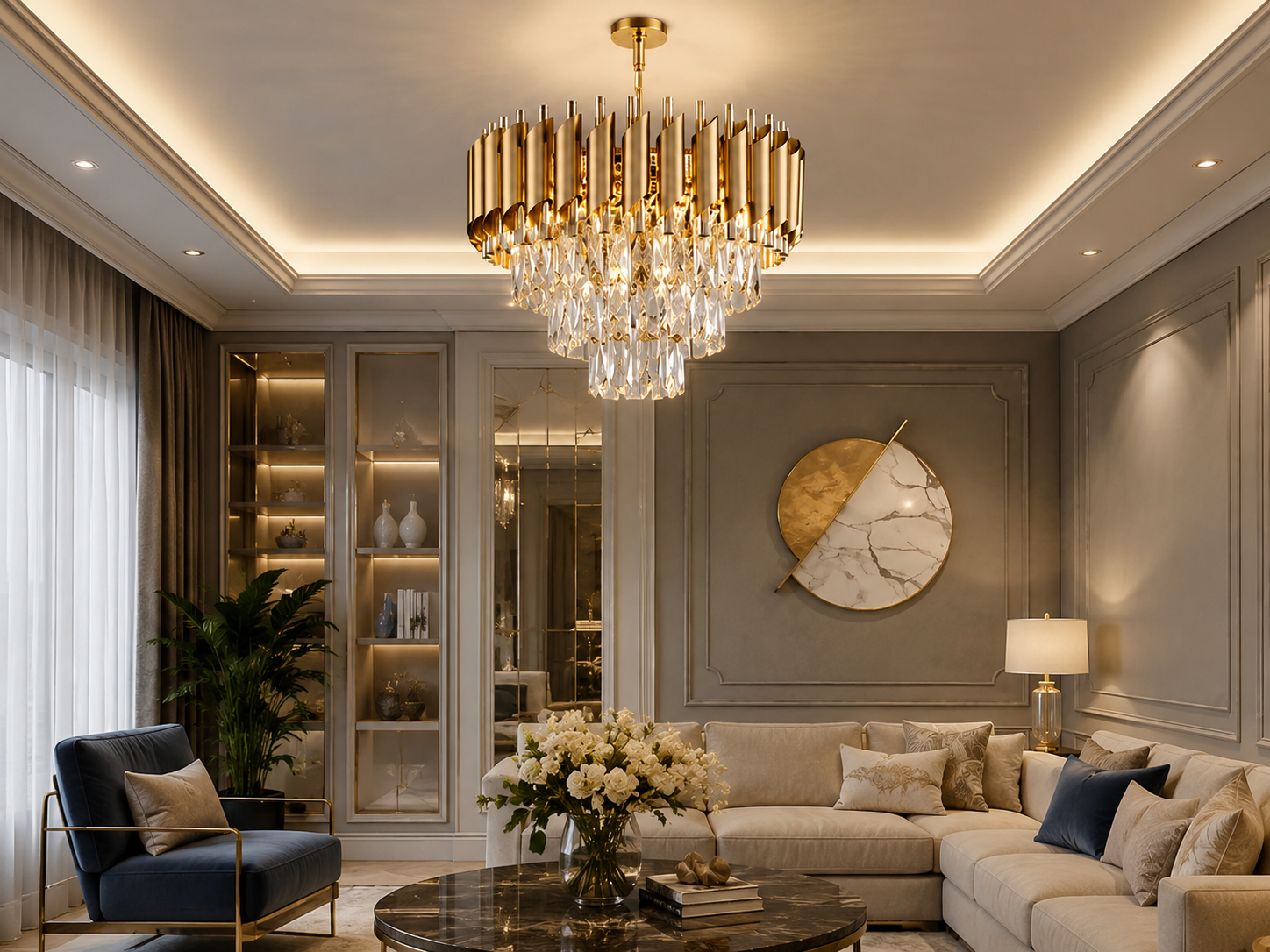 CANDELABRU ELEGANT, MODEL 9001/300FG