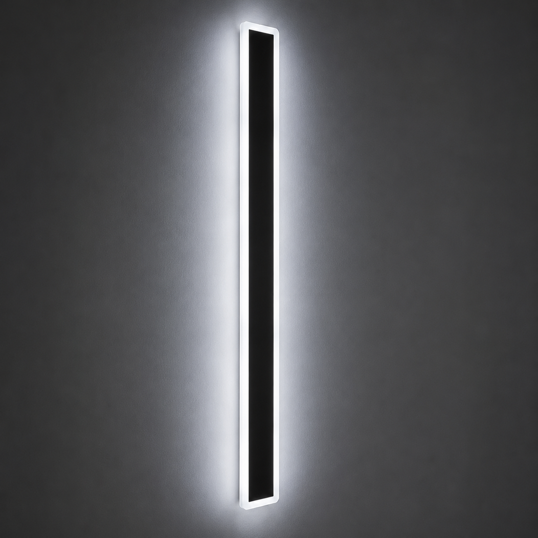 Aplica exterior, 32W, 3 faze de lumina 3000K, 1200×80×41 mm, finisaj negru mat