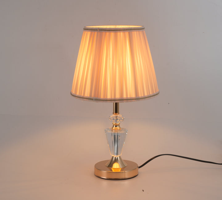 Veioza clasica, model 8646, Auriu, 45 cm