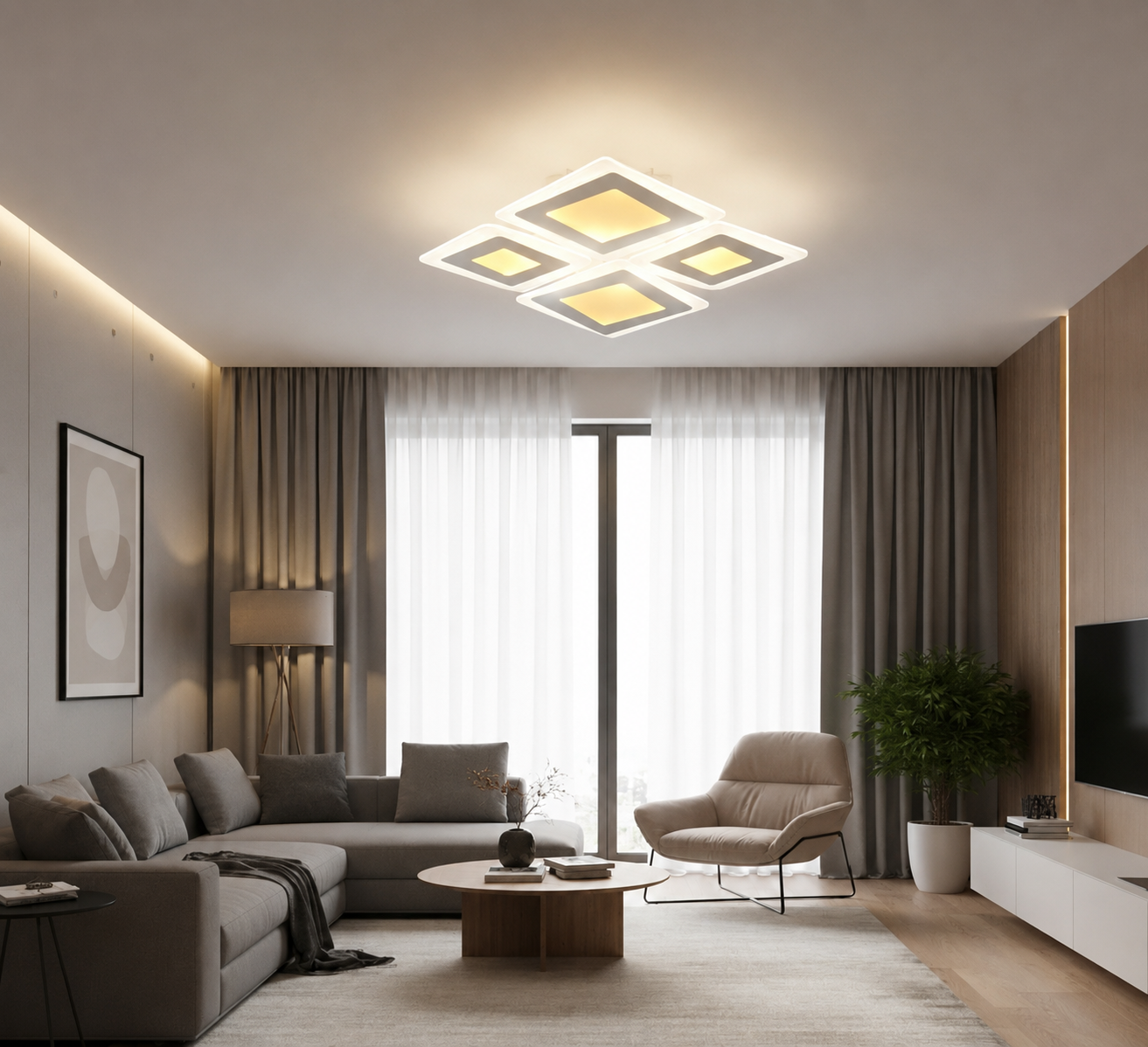 Lustra LED 19265/2+2