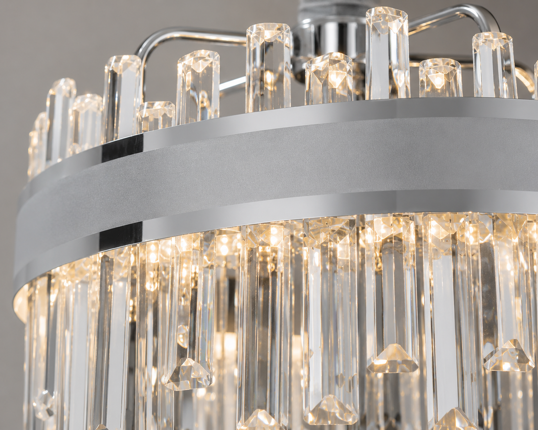 Candelabru LED, 92 W, Ø ≈ 400 mm, temperatură reglabila 2800–6500 K – model 8652/400 CR