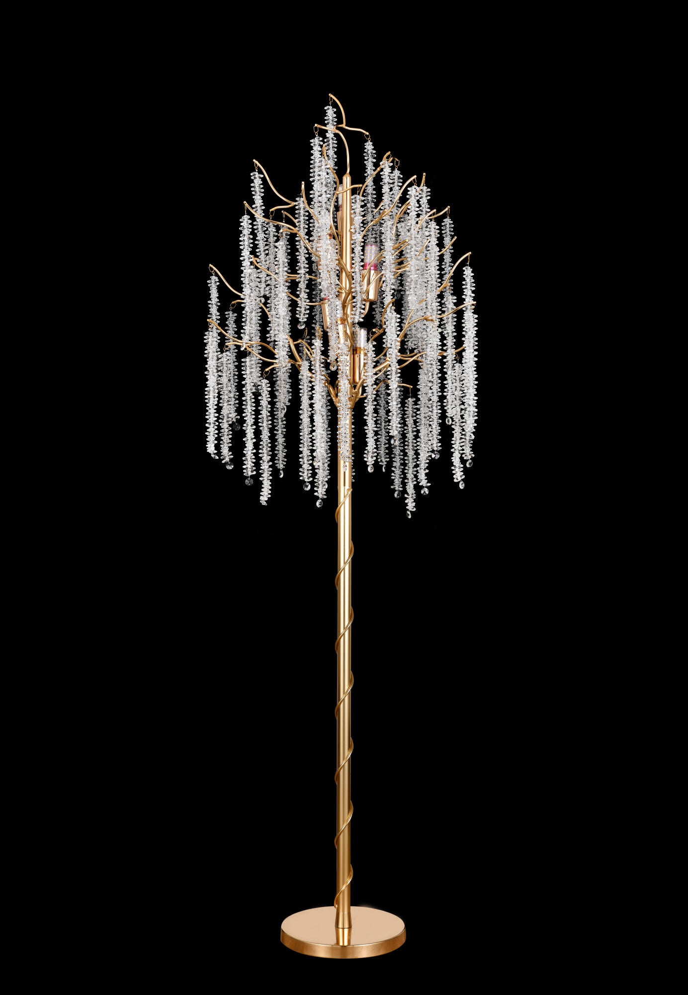 Lampadar decorativ tip copac, 400×400×1750 mm, E27 max 60W × 6, model 68253-6L A