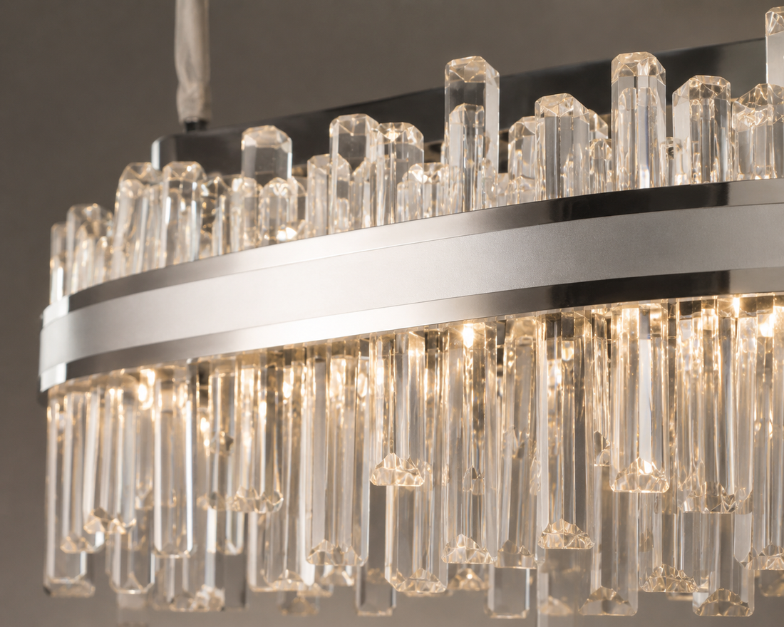 Candelabru LED 140 W, Ø ≈ 800 × 350 mm, temperatura reglabila 2800–6500 K – model 8652/80×35 CR