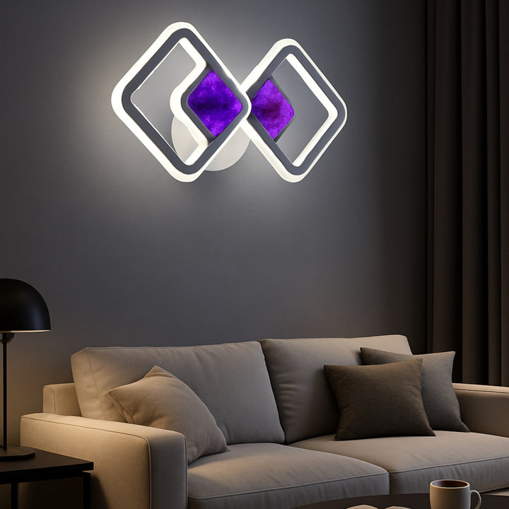 Lustra LED modernă cu telecomandă, 52 W, 220×450 mm, temperatură reglabilă 2800–6500 K – model SX8736/2