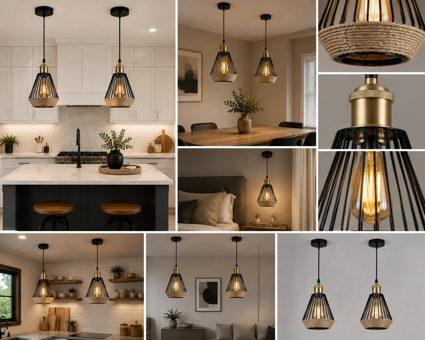 Pendul modern, soclu E27, D15 x H24 cm, 1 bucata, JD-52
