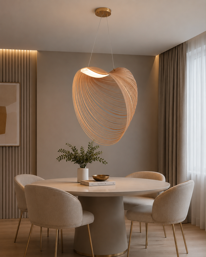 Pendul LED Modern 9562-600, Auriu, Ø600 mm, 11W
