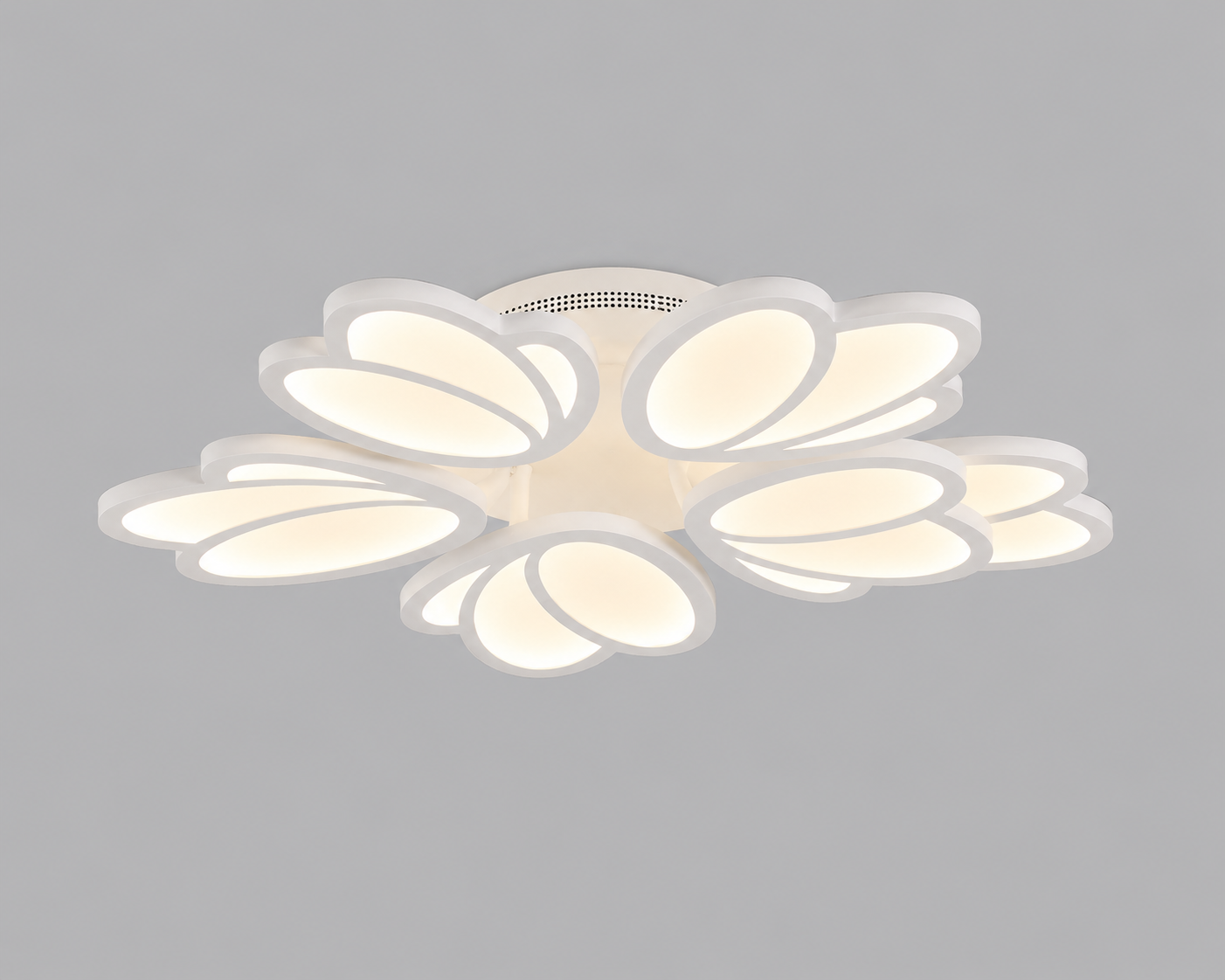 Lustra LED cu telecomanda 8101-5 – 110W, Ø640 mm, Design Floral Elegant, Lumina Reglabila 3000K-6500K
