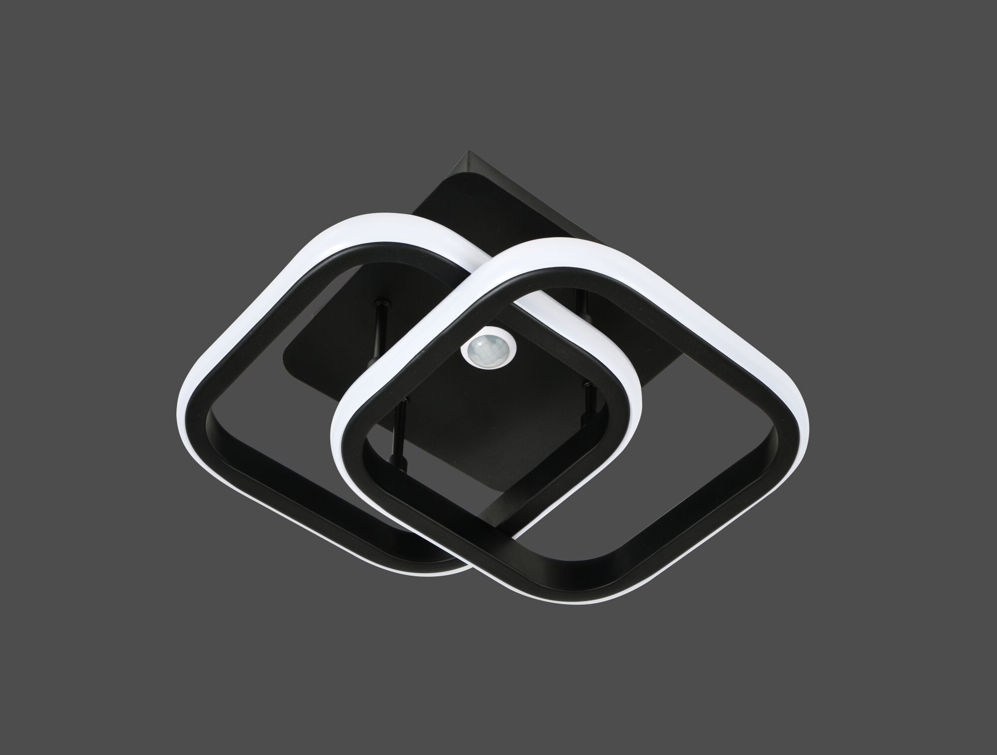 Aplica LED moderna neagra 22W, lumina neutra – L71363/2BK Senzor