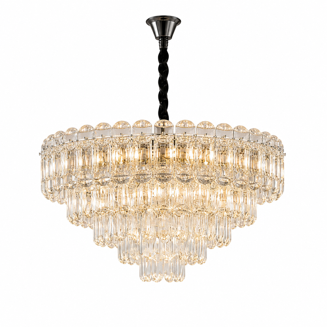 Candelabru auriu 7058-600 GD cu 10 socluri E27, design elegant pentru iluminat decorativ