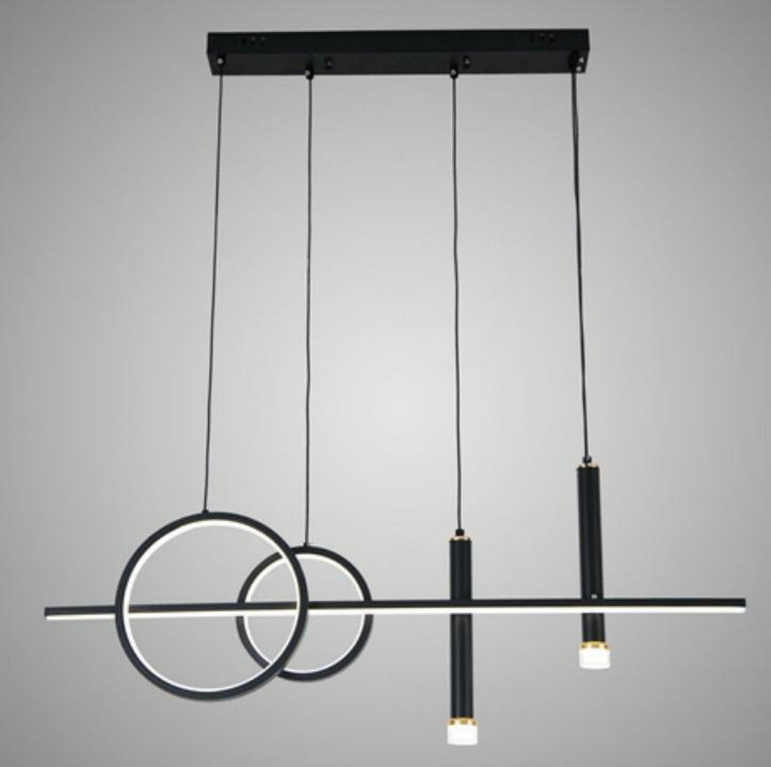 Lustra LED Modernă – Model L72028/2+1MB cu Telecomandă și Lumină Reglabilă