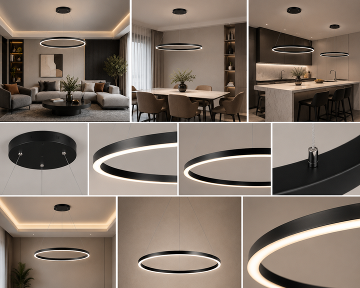 Pendul Led  Model A19/600BK-68W