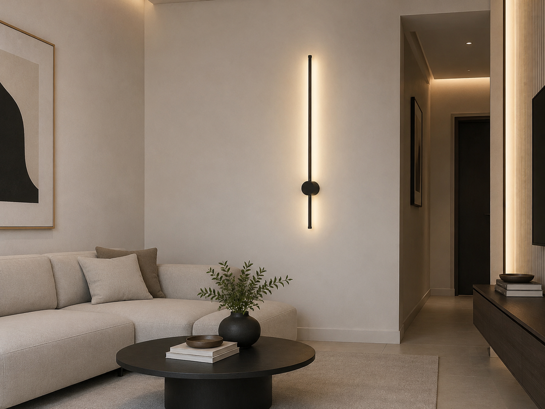 Aplica LED Neagră 800mm, 13x2W, Lumină Reglabilă 3000–6500K – Model 59012/800BK