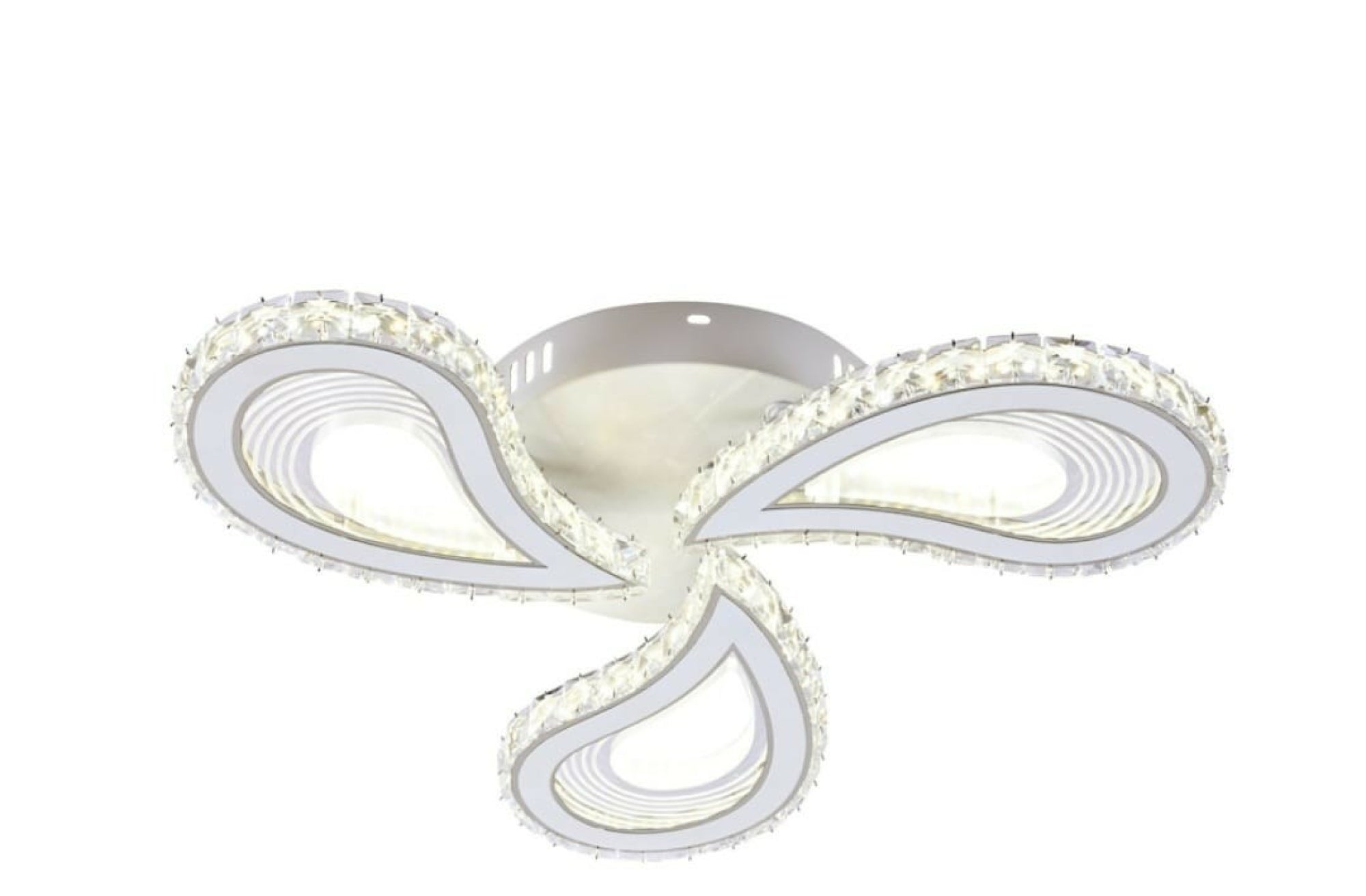 Lustră LED L7513/3 – 90W, Design Modern cu 3 Brațe și Telecomandă