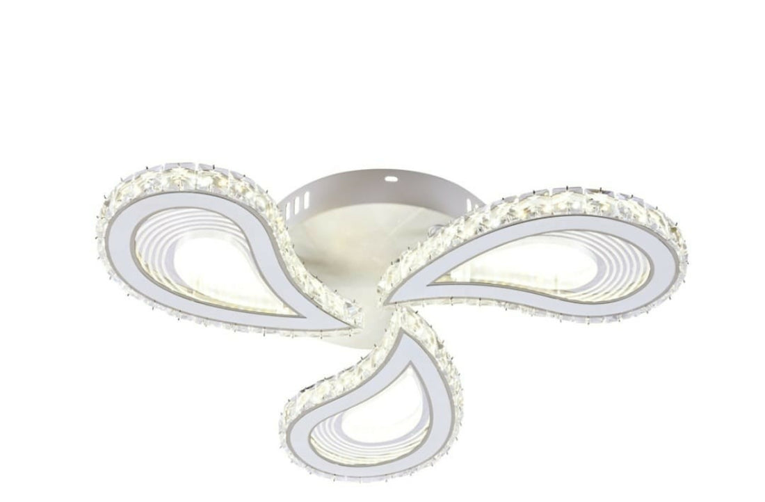 Lustră LED L7513/3 – 90W, Design Modern cu 3 Brațe și Telecomandă