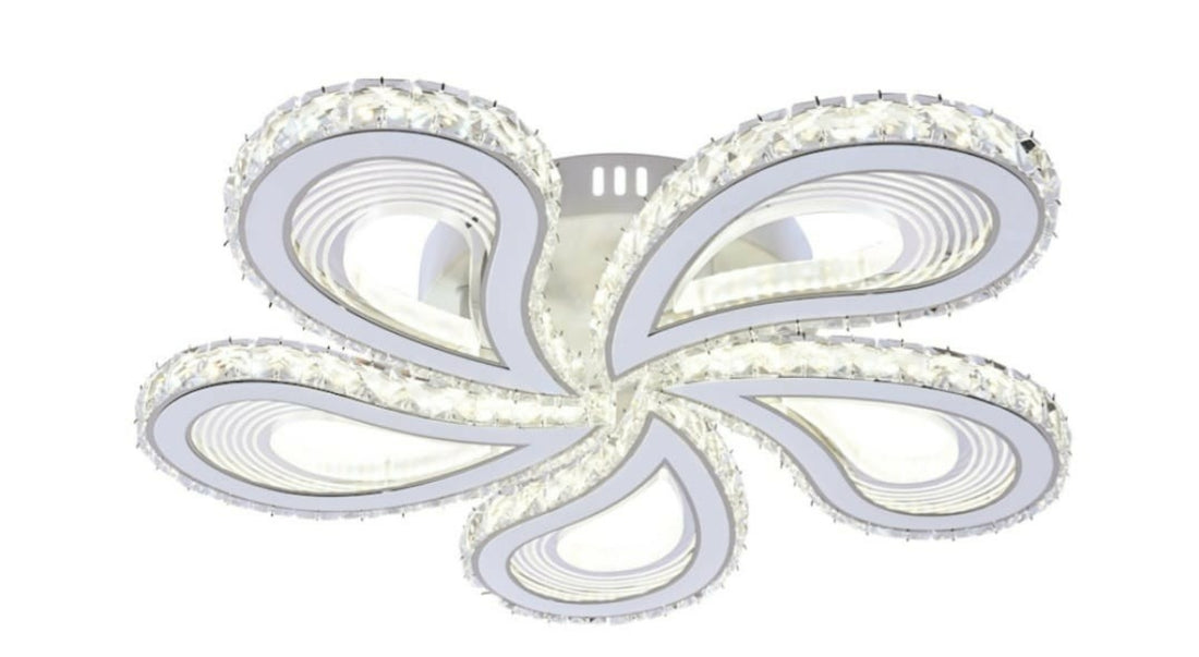 Lustra LED L7513/5 – 150W, 5 Brațe cu Design Elegant si Telecomanda