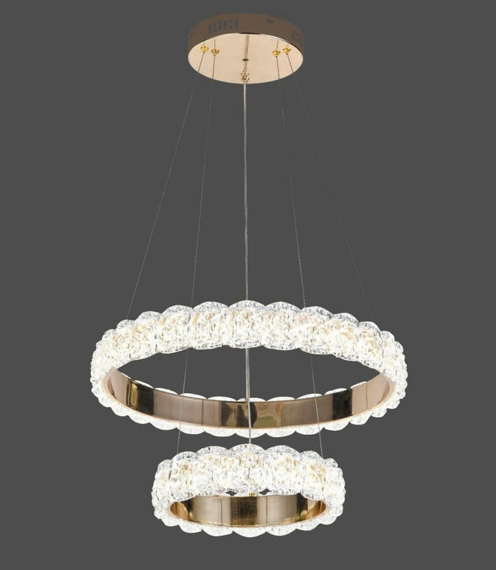 Pendul LED L75306/500+300 FGD, 168W, telecomandă, lumină reglabilă 3000K-6500K