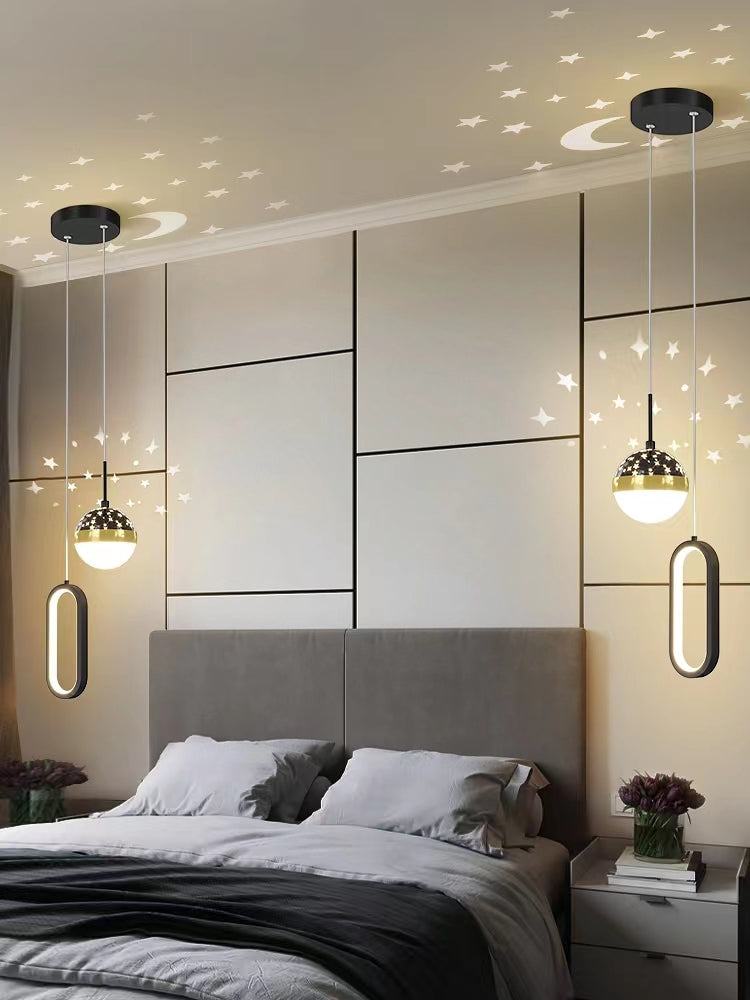 Pendul LED L7679/2 – 42W, Design Elegant Reglabil, cu Telecomandă și Lumină Variabilă