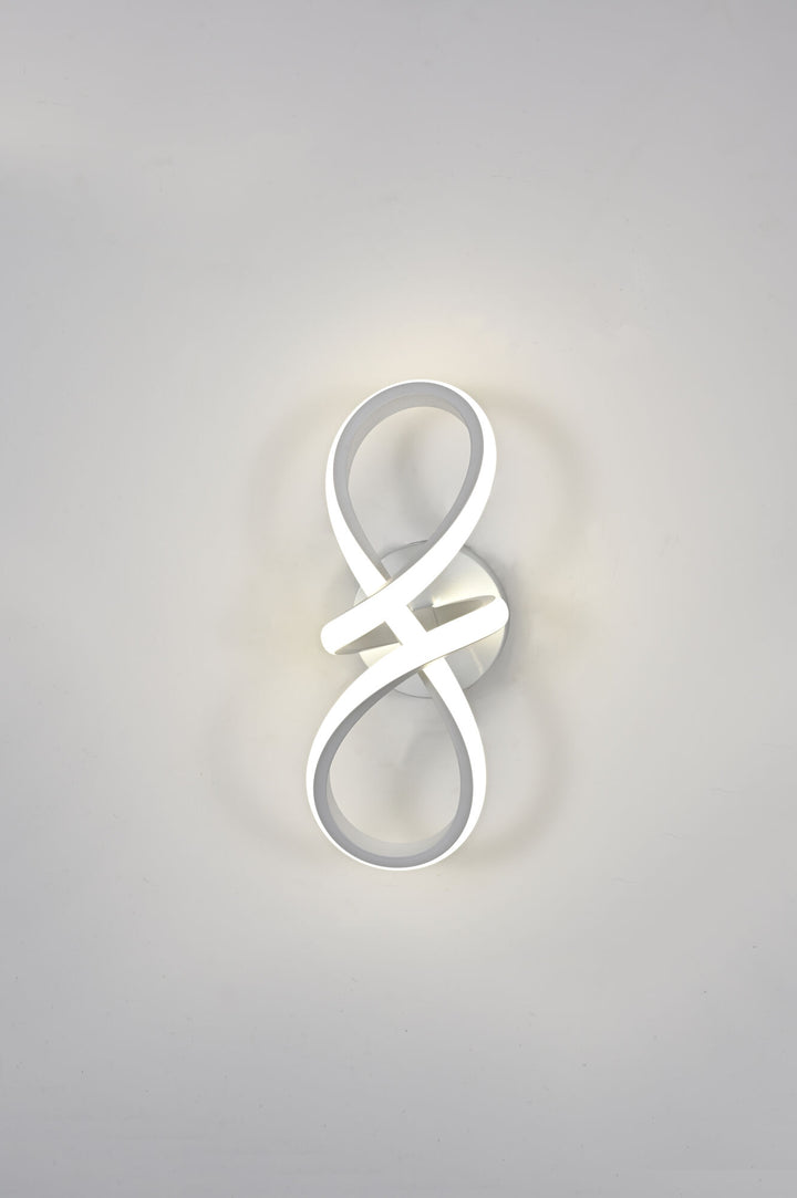 Aplica LED de Perete, Design Modern Infinit, 40W, 300×110×130 mm, Lumină Reglabilă 3000K–6500K