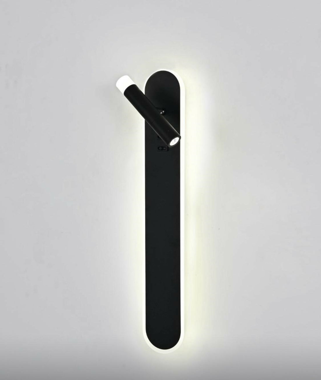 Aplica LED Neagră L77177/500BK, 2x2W+10W, 3000–6500K, 50x8cm