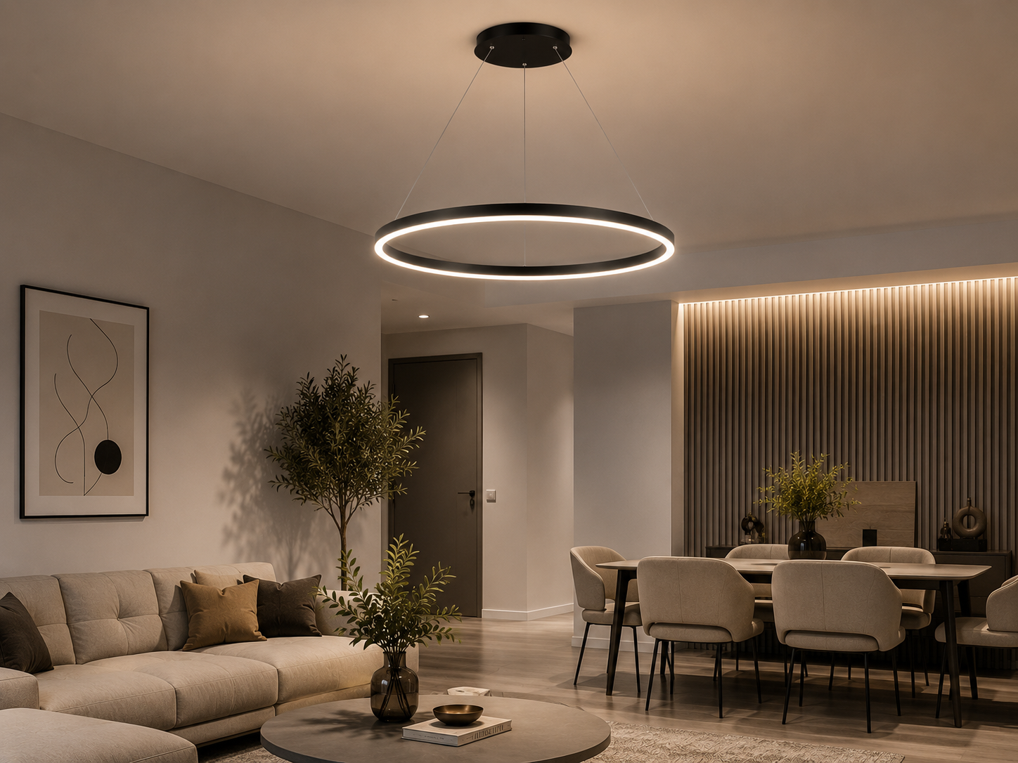 Pendul Led  Model A19/600BK-68W