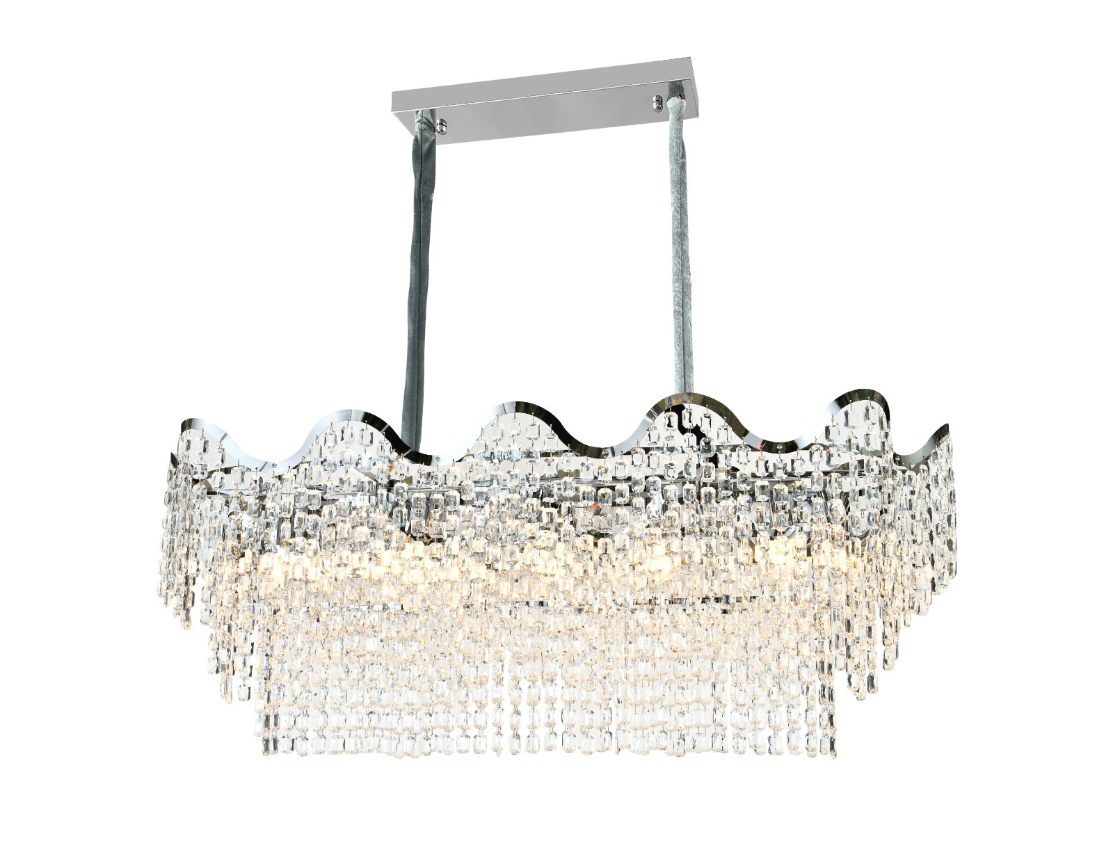 Candelabru, L1100×H420 mm, 12 becuri E27, model 78006-1100*400 CH