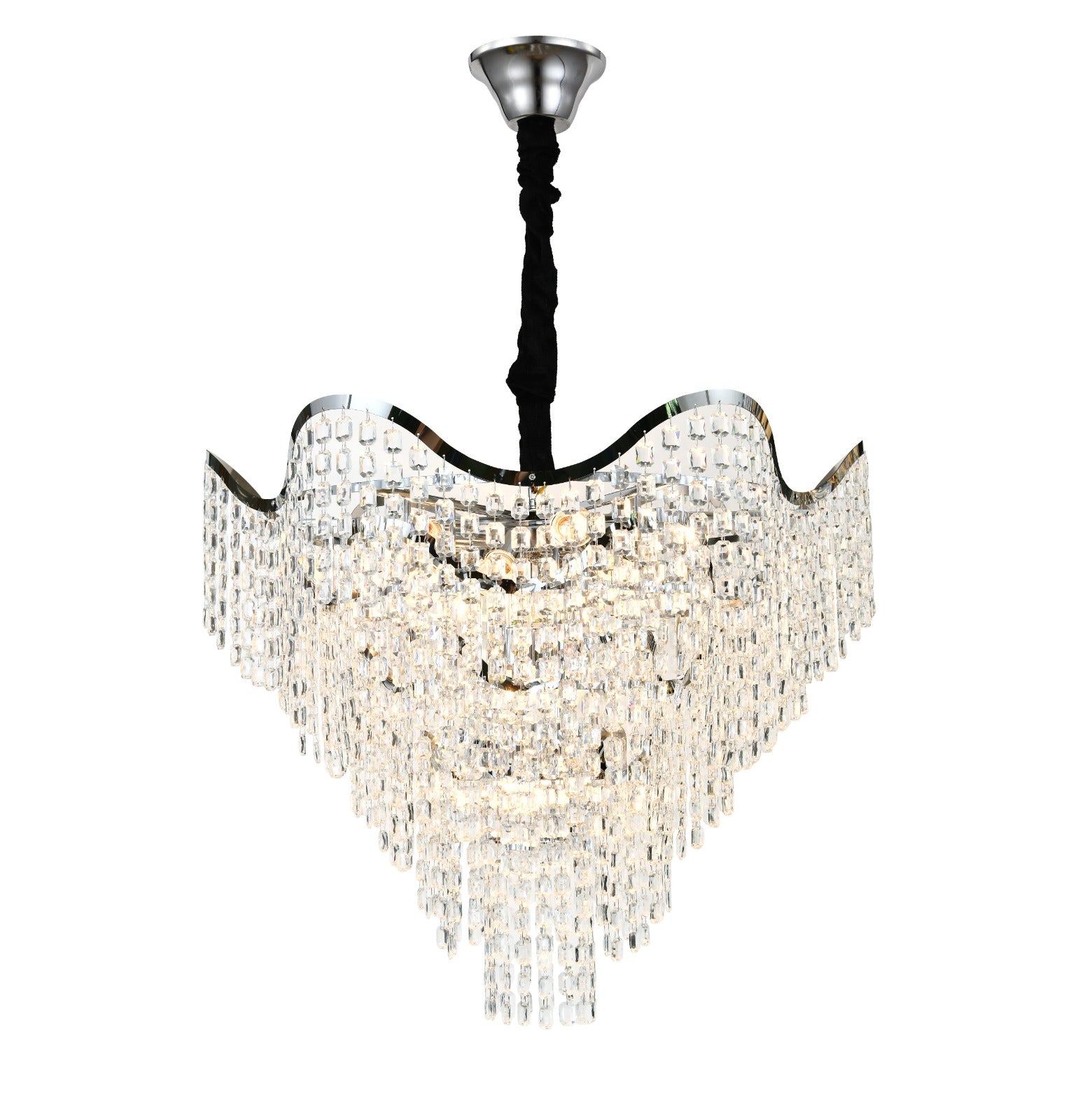 Candelabru elegant, Ø780×H620 mm, E27 MAX60W×18, model 78006-780 CH