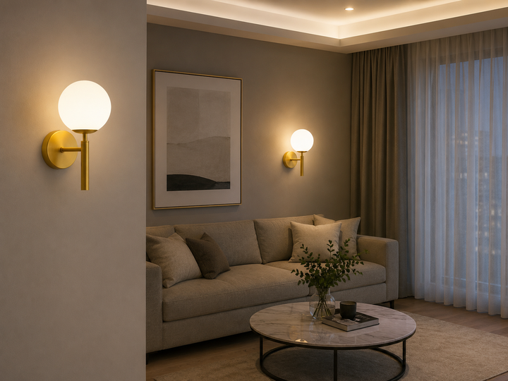 Aplica de perete modernă, 1 bec E27, 60W, 140×170×280 mm – model 9851/1