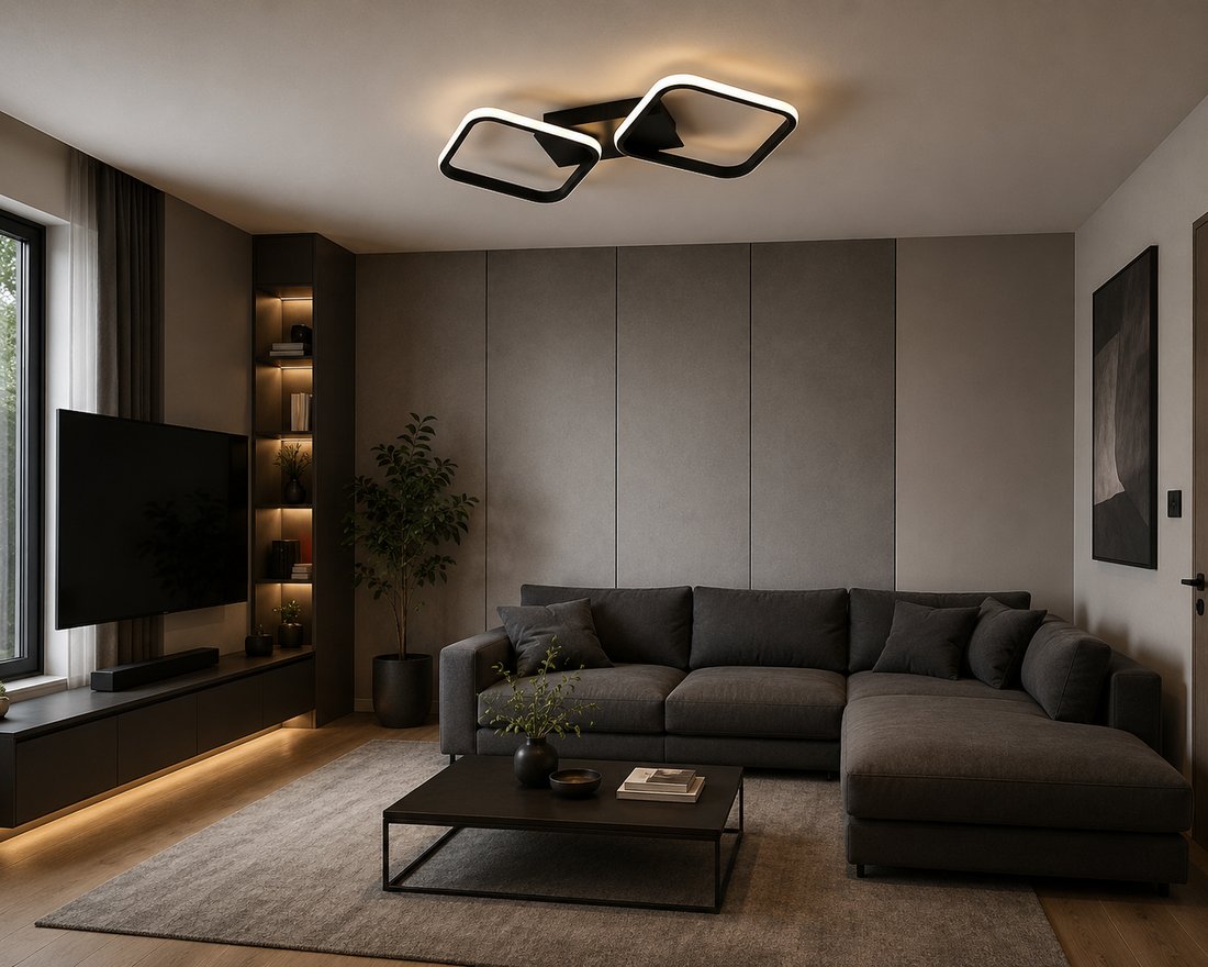 Lustra LED 77206/2 , 52W lumină reglabilă 3000K-6500K