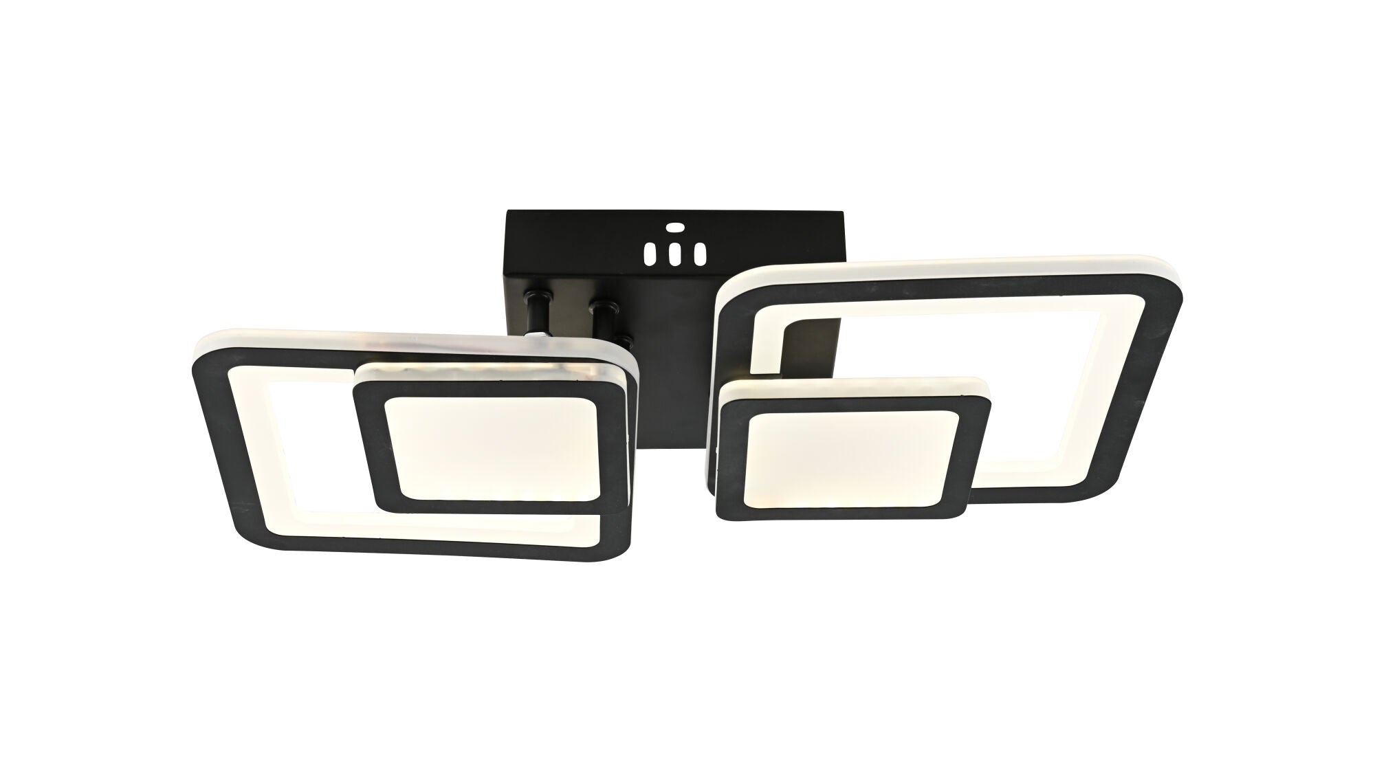 Lustra LED 8022/2 BK– Design Modern cu Iluminare Reglabilă și Telecomandă Inclusă