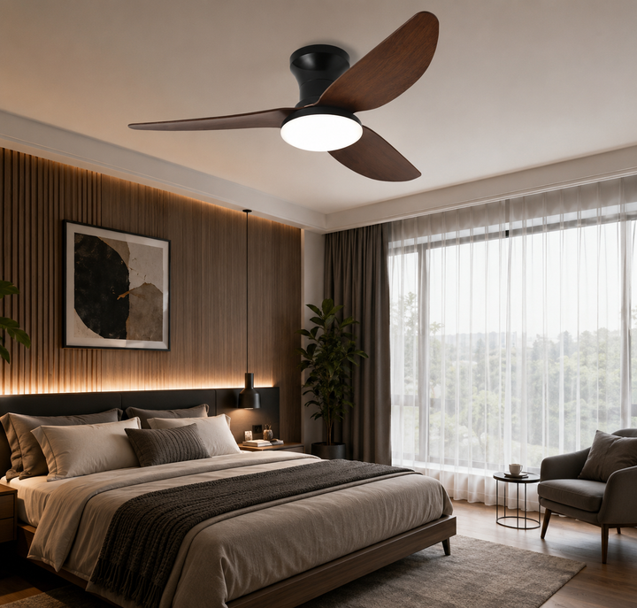 Ventilator de Tavan LED cu Telecomandă –  FED-B14L, 96W