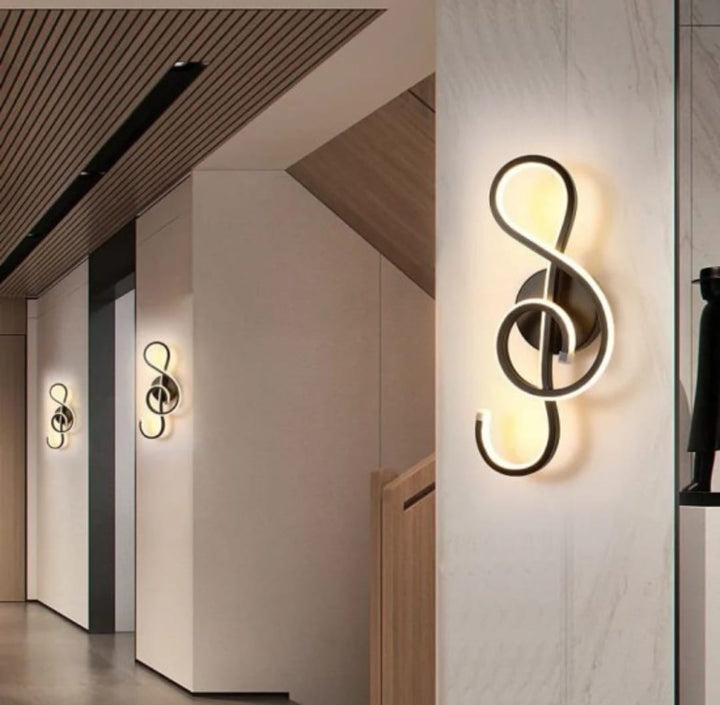 Aplica LED 44W CHEIA SOL NEGRĂ