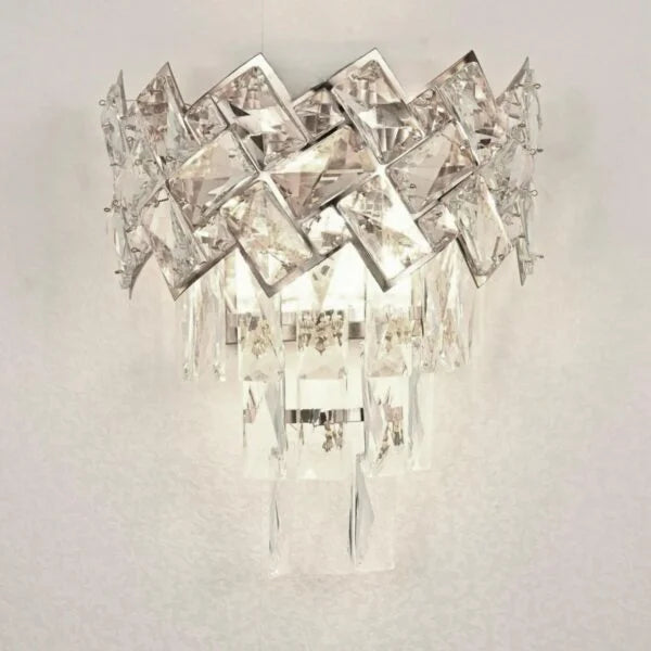 APLICA DE PERETE, MODEL SX8650/2, ARGINTIU