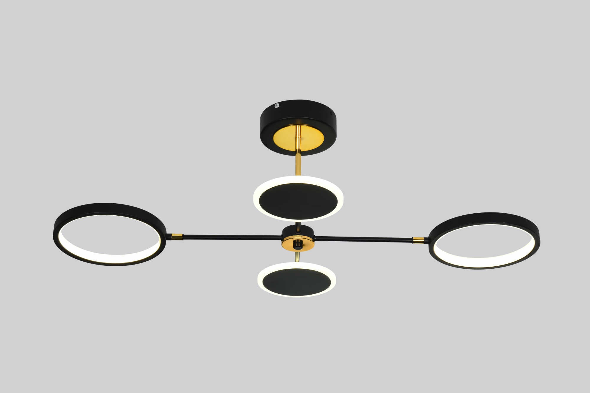 Lustra LED cu telecomanda, 2 × 30 W, 860 × 470 mm, temperatură reglabilă 2800–6500 K – model SX8720A/4