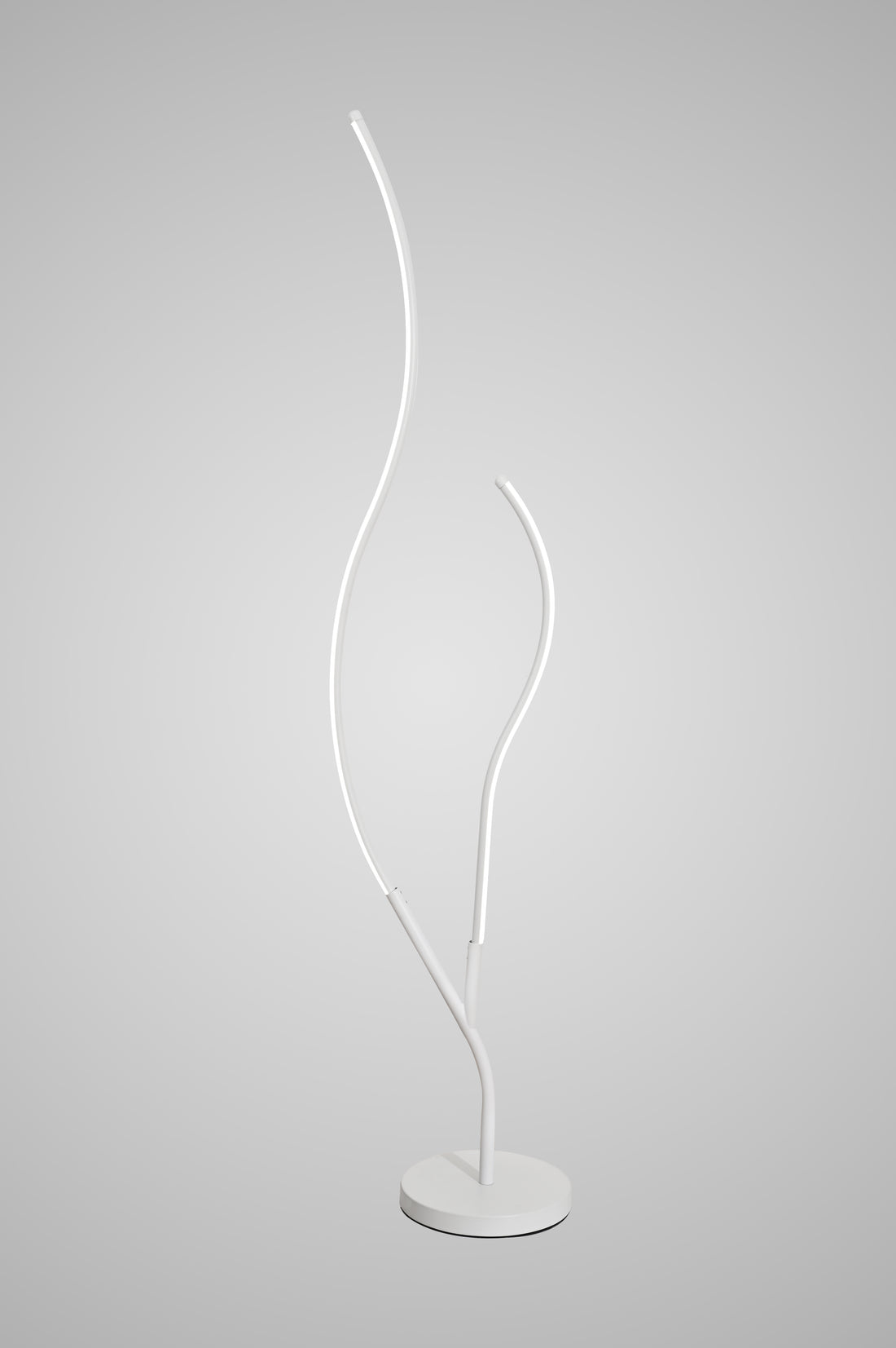 Lampadar LED decorativ tip sculptură, 68 W, 1450 mm înălțime, temperatură reglabilă 2800–6500 K – model SX8742-WH