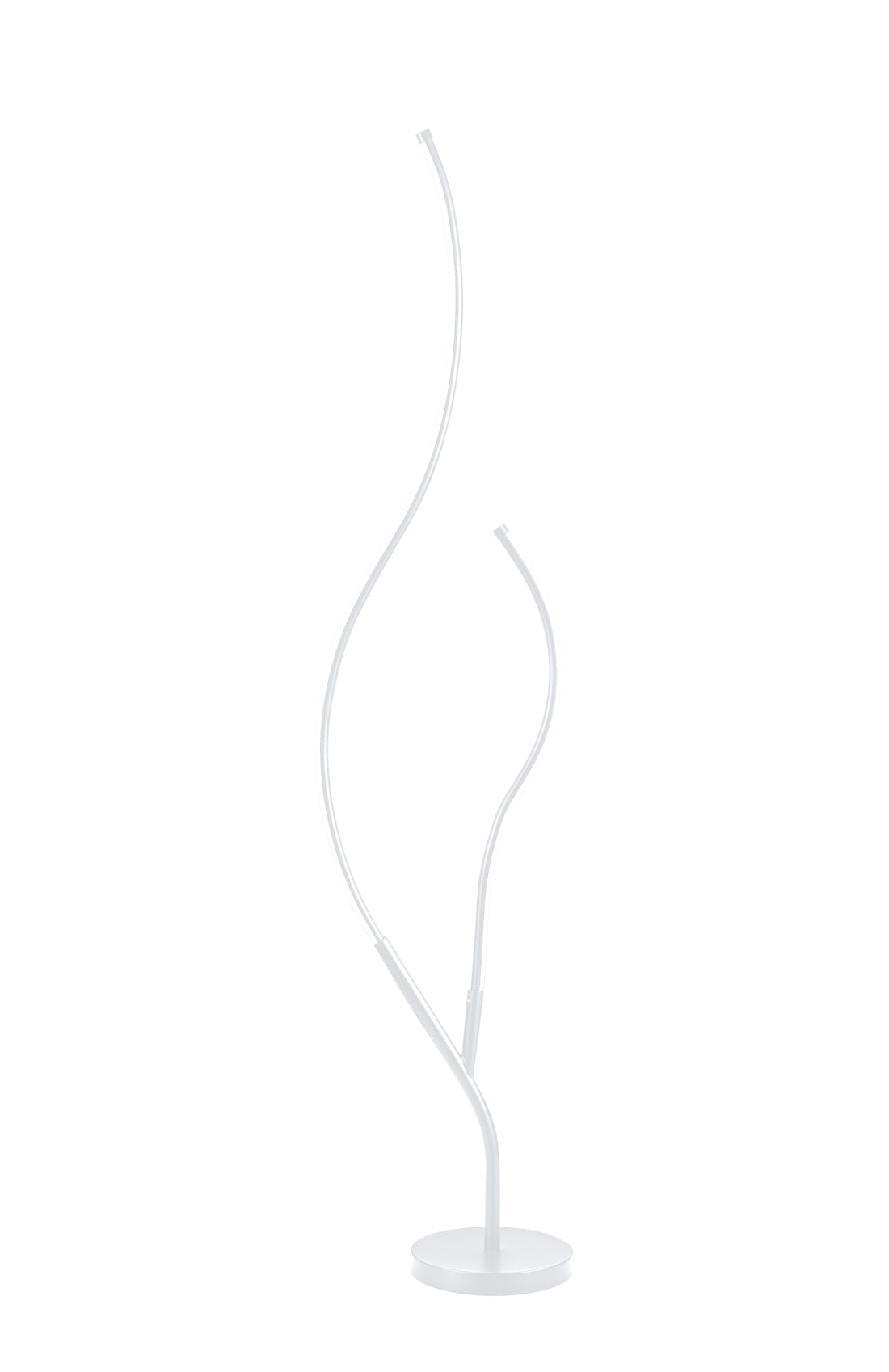 Lampadar LED decorativ tip sculptură, 68 W, 1450 mm înălțime, temperatură reglabilă 2800–6500 K – model SX8742-WH