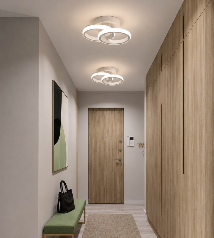 Aplica  LED modernă albă 18W, lumină neutră – 71393/2WH