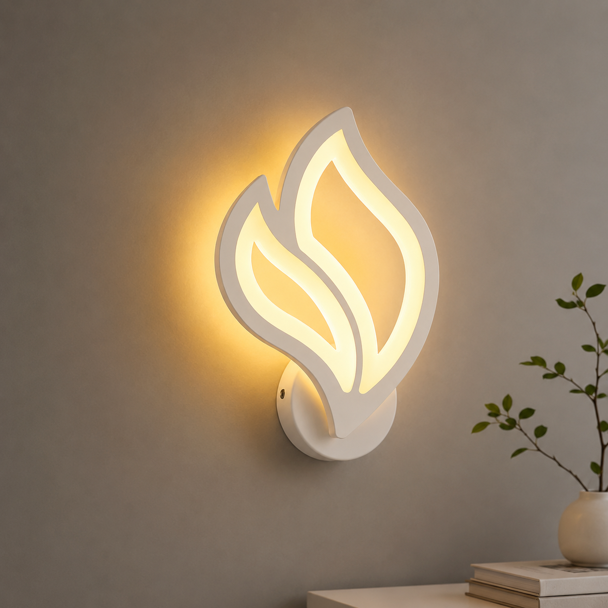 Aplica LED decorativă 20W, 273×158×70 mm, lumină reglabilă 3000–6500K – model 19250/1WN WH