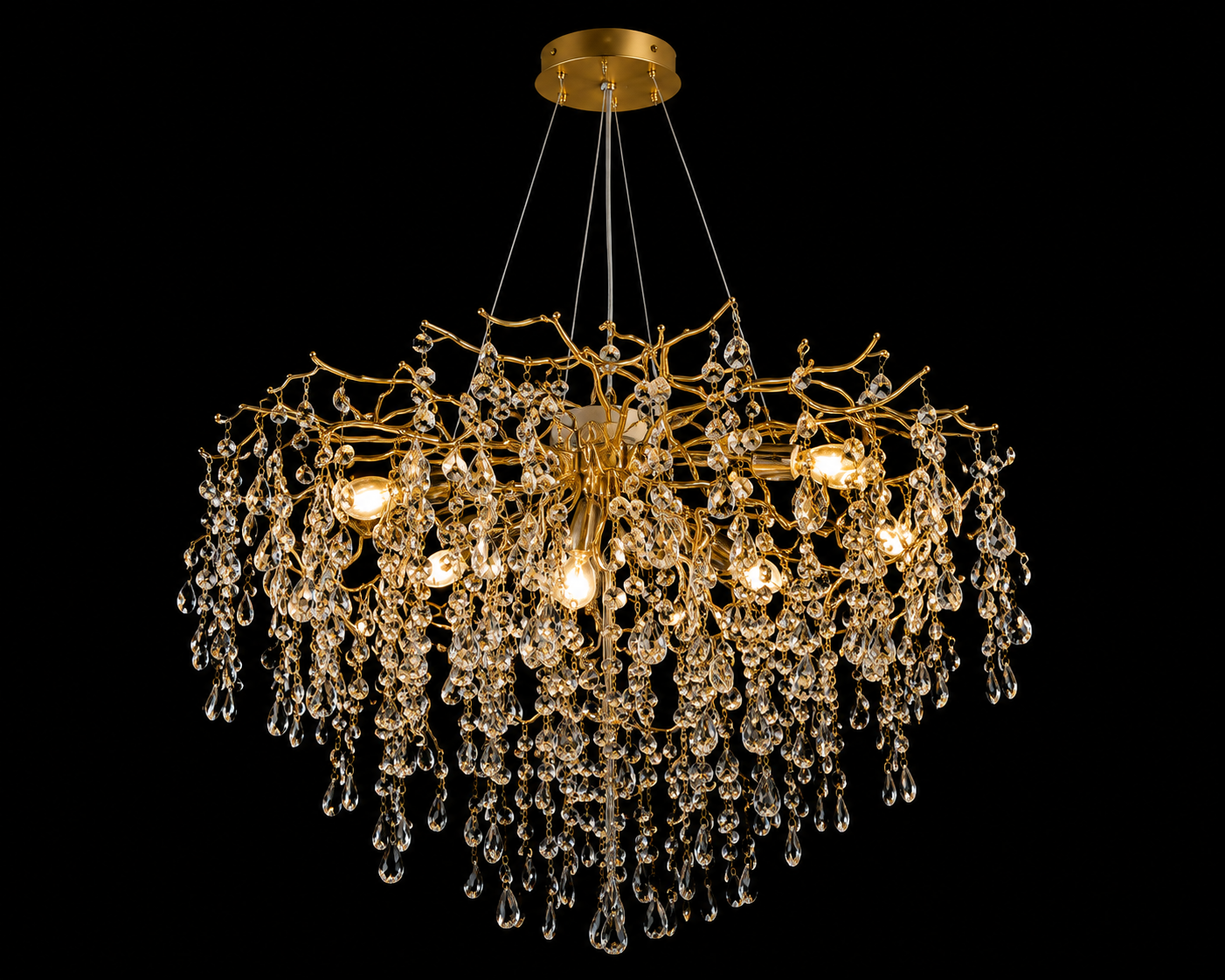 Candelabru decorativ cu 8 becuri E14 – Model 27096/800 OG+FGD