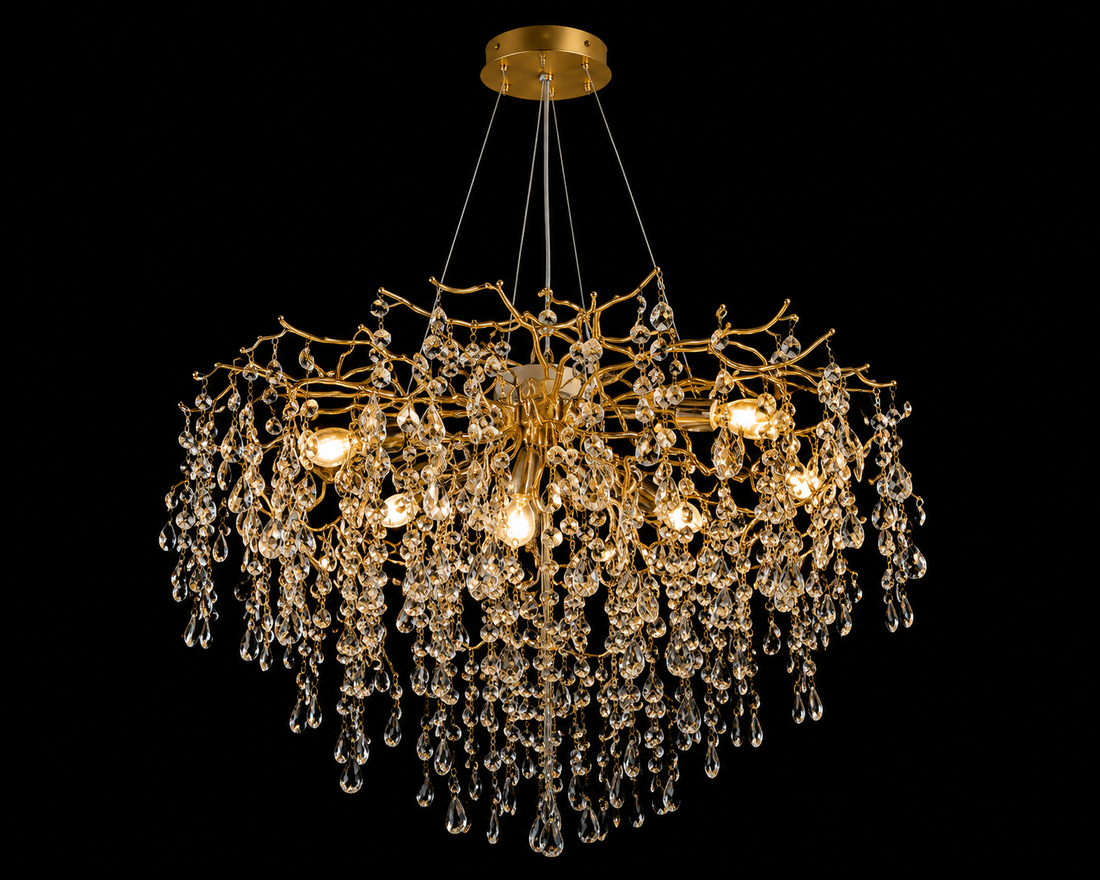 Candelabru decorativ cu 8 becuri E14 – Model 27096/800 OG+FGD