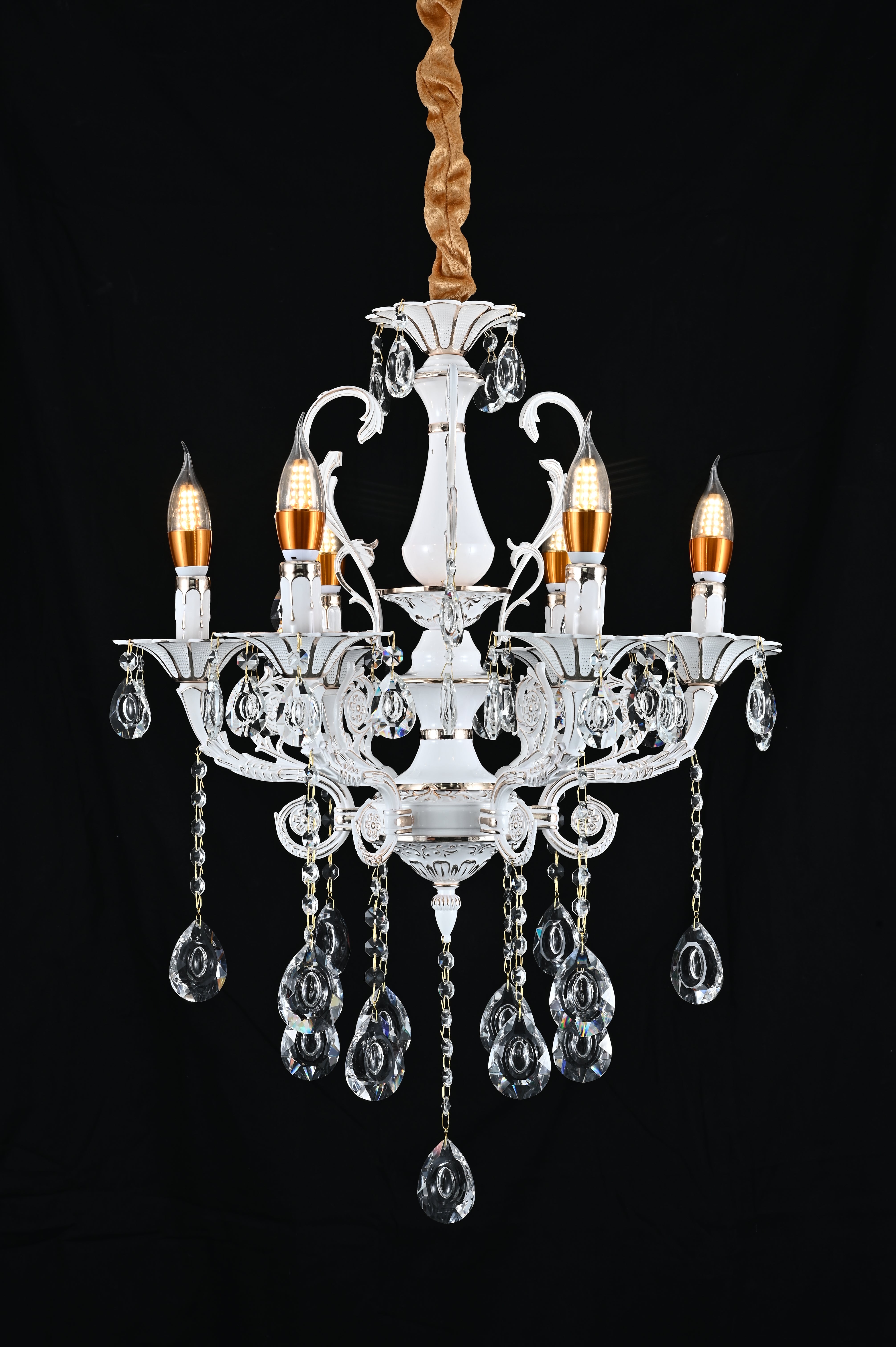 Candelabru cu 6 brațe, soclu E14 max. 60W, Ø600 mm, H600 mm – model 9010/6