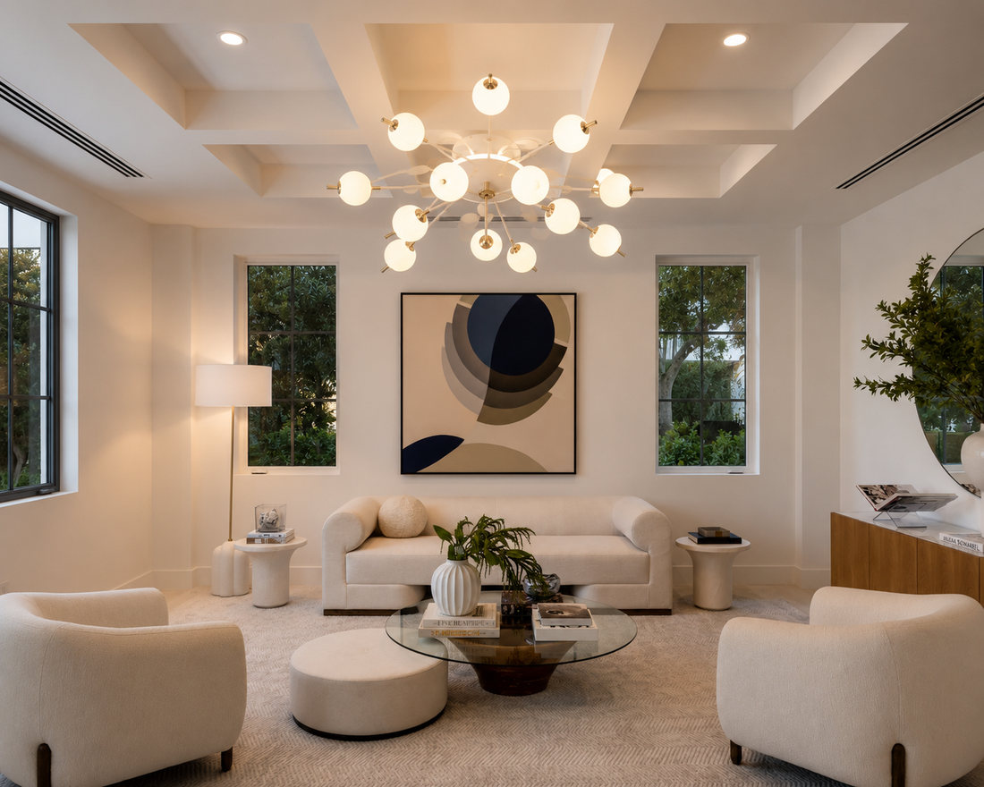 Lustra LED cu 3 lumini, 77125/10+1