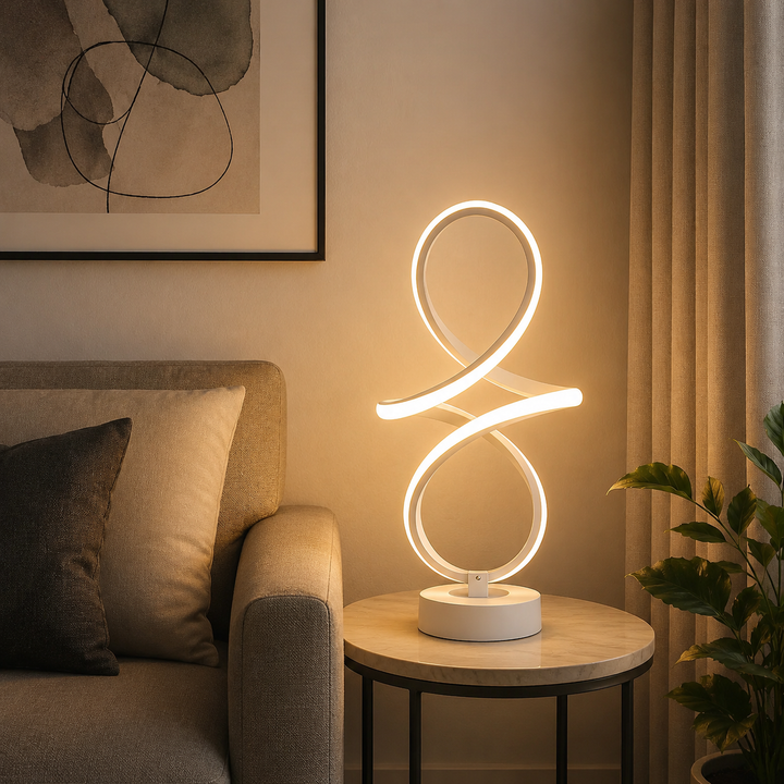 Veioza LED Decorativa Alba 46W – Model 8615 WH