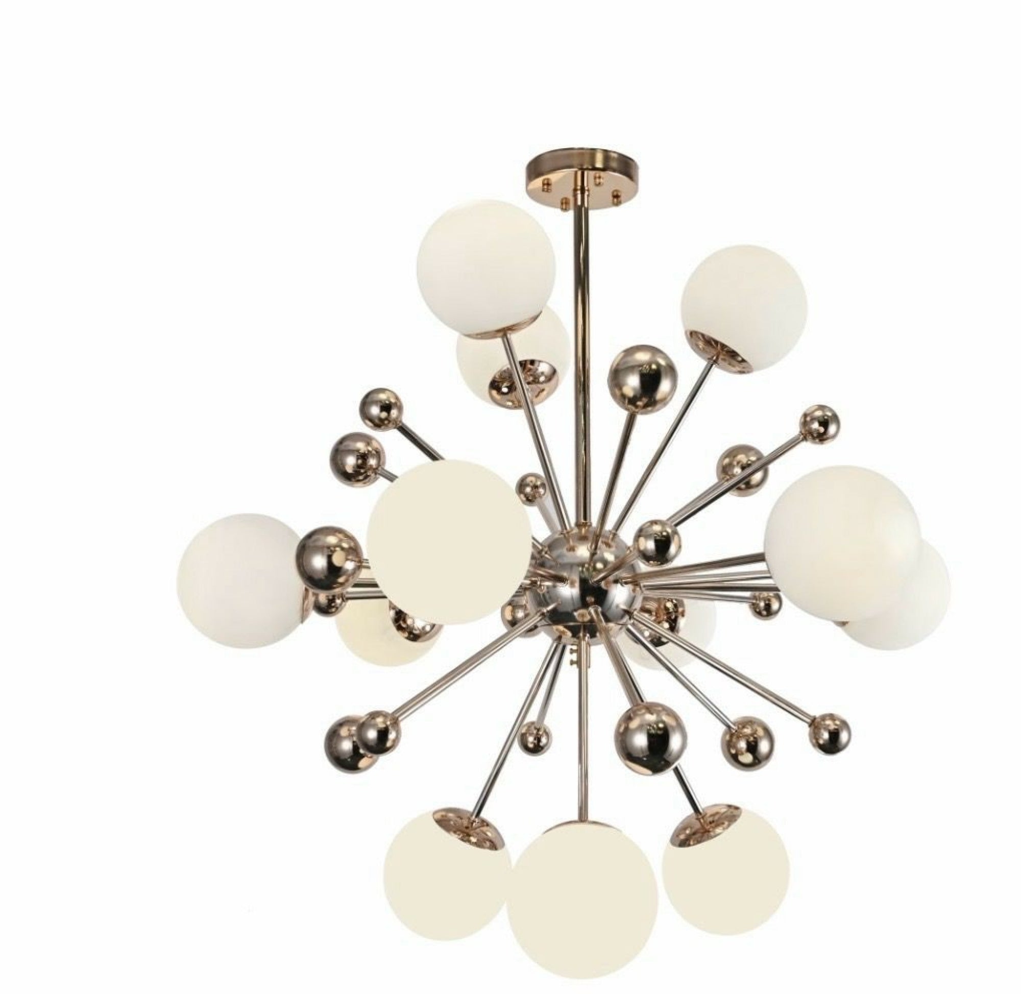 Lustra LED Ø770×H780 mm, 12 becuri E27,  structură aurie grandioasă