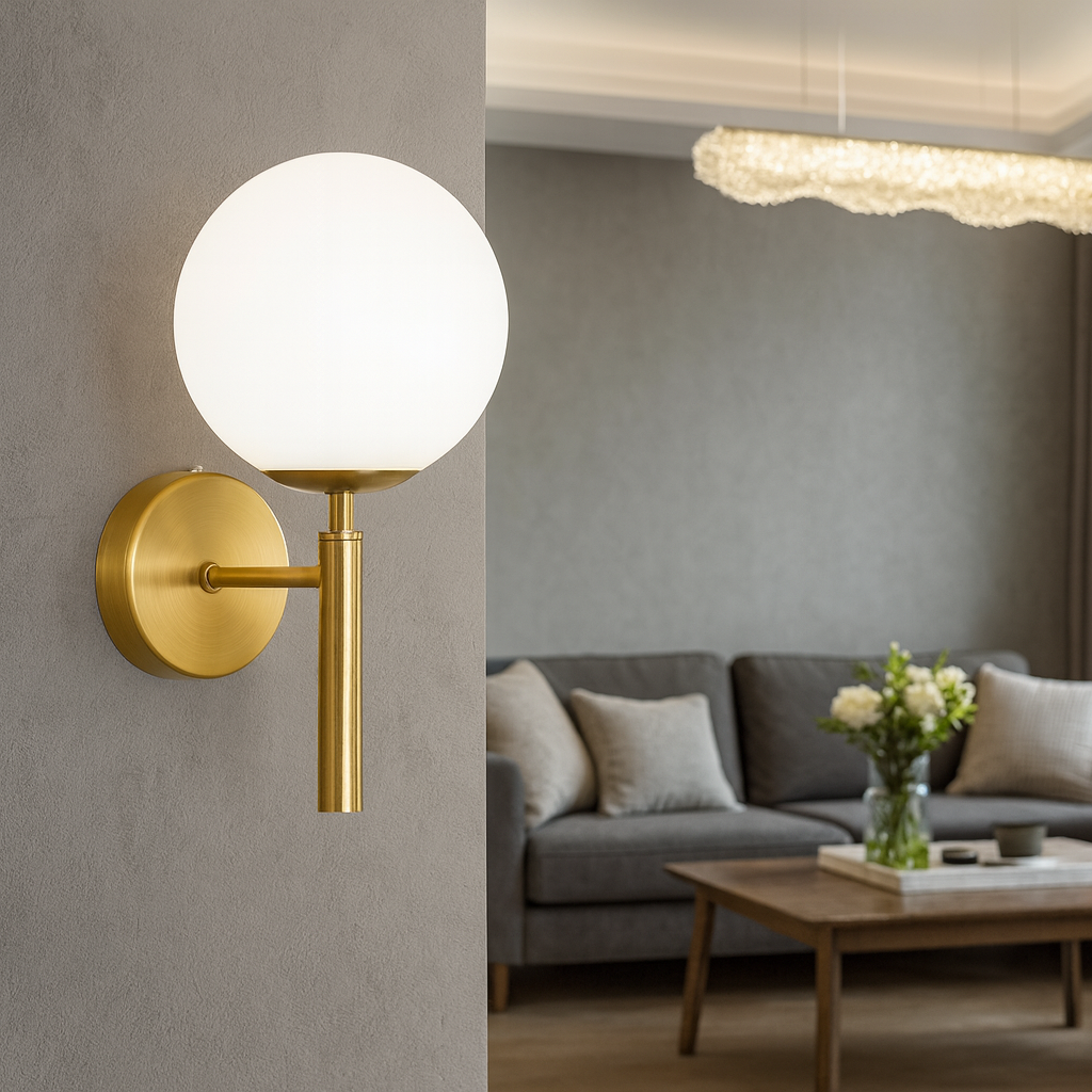 Aplica de perete modernă, 1 bec E27, 60W, 140×170×280 mm – model 9851-1B