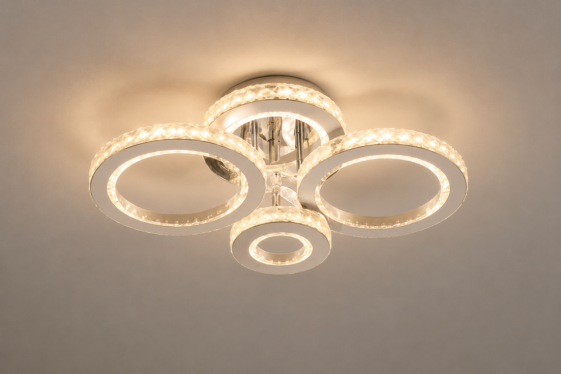 Lustra LED modernă cu lumină reglabila model 26064/2+2CR