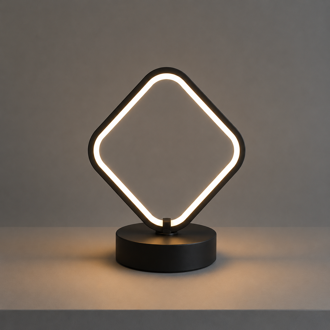 Veioza LED 3000K/4000K/6000K, Metal si Acril, Negru V8727/BK